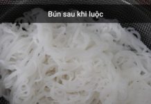 BÚN CÁCH LÀM MỚI KHÔNG XANTHAN GUM