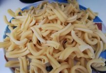 Mì dấu ngã/Casarecce